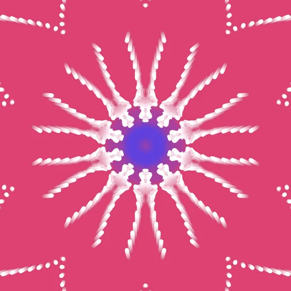 Ілюстрація Рожево Фіолетового Візерунка Формі Квітки — стокове фото
