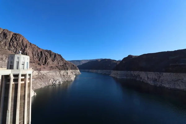 Vacker Utsikt Över Sjön Mead Vid Hoover Dammen Lake Mead — Stockfoto