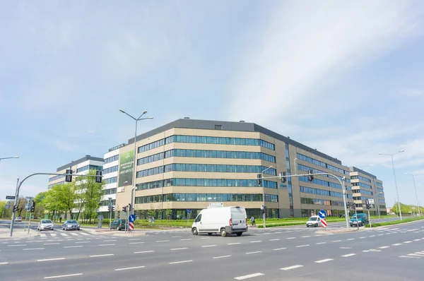 Poznan Polen Mai 2016 Neues Modernes Bürogebäude Des Business Garden — Stockfoto