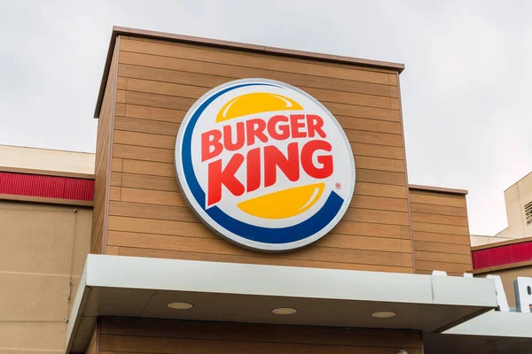 Madrid Spagna 2021 Burger King Seconda Catena Fast Food Più — Foto Stock