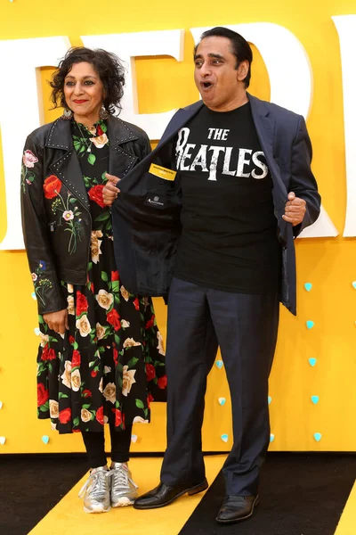 London Vereinigtes Königreich Juni 2019 Meera Syal Und Sanjeev Bhaskar — Stockfoto