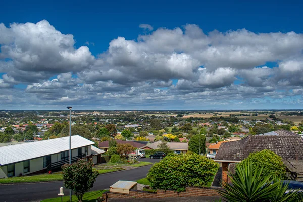 Una Vista Panorámica Paisaje Australia Meridional Sobre Fondo Nublado —  Fotos de Stock