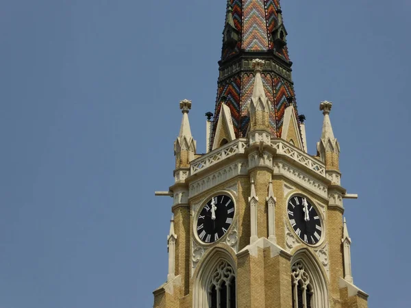 Der Turm Einer Kirche Die Dem Fest Des Heiligen Namens — Stockfoto