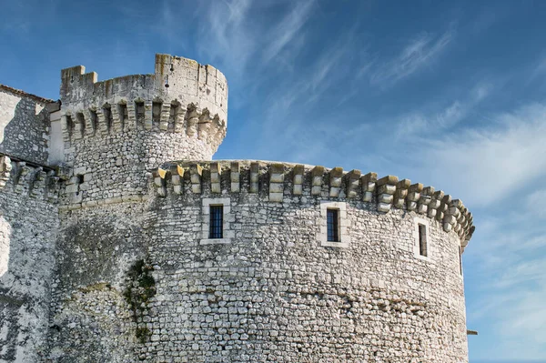 Krásný Záběr Historický Hrad Cuellar Segovii Španělsko — Stock fotografie