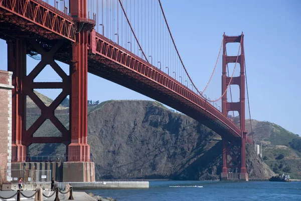 Edifício Ferro Vermelho Landmark Golden Gate Bridge São Francisco Califórnia — Fotografia de Stock