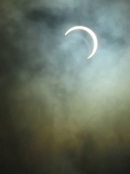 2016 Yılında Mahajanga Güneş Tutulmasına Yakın Bir Yerde Güneş Ince — Stok fotoğraf