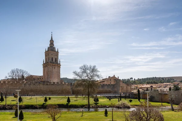 Fasaden Katedralen Burgo Osma Soria Castilla Leon Spanien — Stockfoto