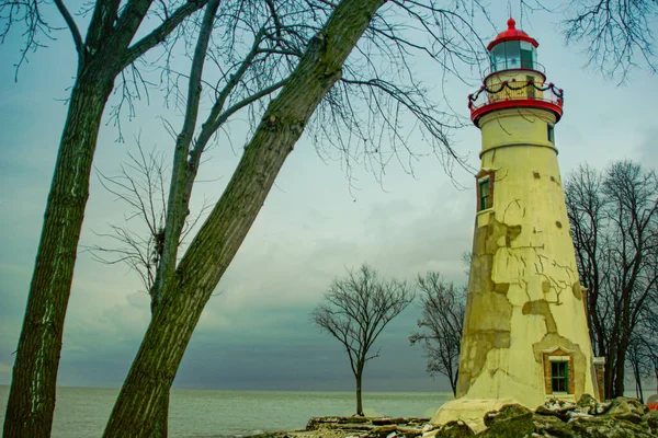 Phare Marblehead Bord Lac Érié Ohio États Unis — Photo