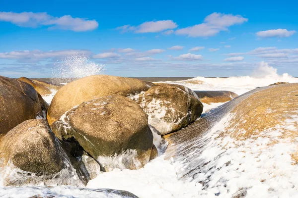 Eine Schöne Küste Punta Del Diablo Rocha Uruguay — Stockfoto