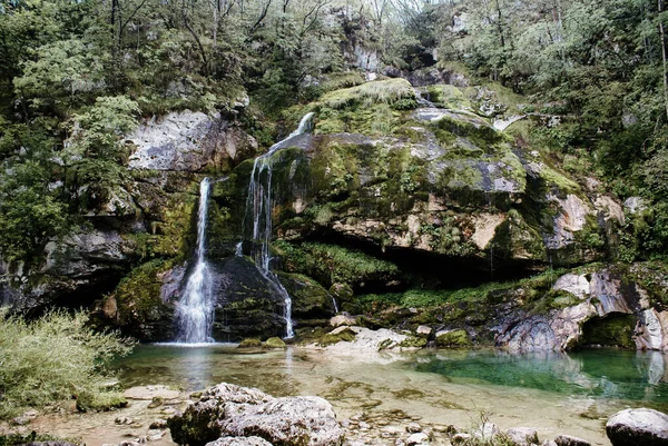 Gyönyörű Természeti Táj Szlovéniai Triglav Nemzeti Parkban — Stock Fotó