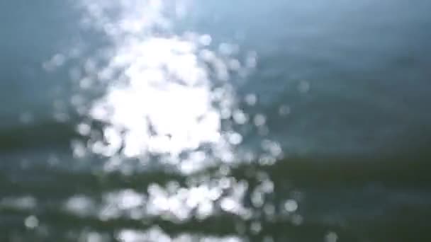 Pozadí Moře Slunce — Stock video