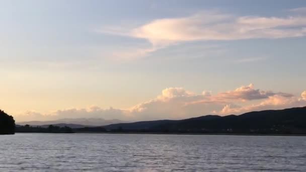 Pemandangan Matahari Terbenam Yang Indah — Stok Video