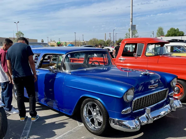 Fresno Estados Unidos Abr 2021 Una Foto Coches Clásicos Vintage —  Fotos de Stock