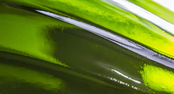 Een Close Shot Van Mooi Groen Glas Lood Met Versierde — Stockfoto