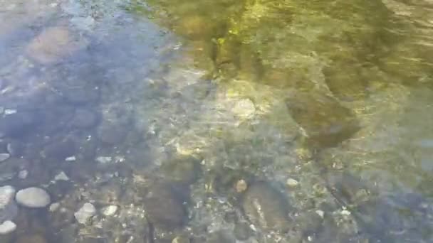 Gotas Agua Playa — Vídeos de Stock