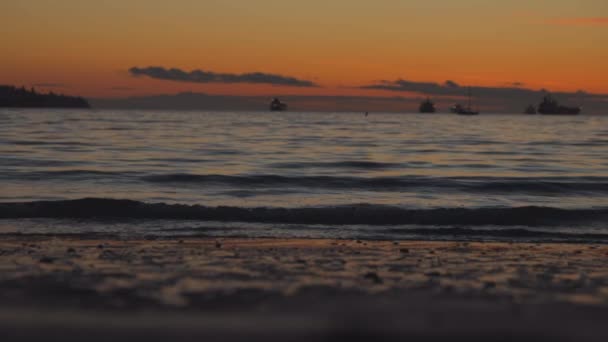 Bella Vista Sul Mare Con Mare Spiaggia — Video Stock