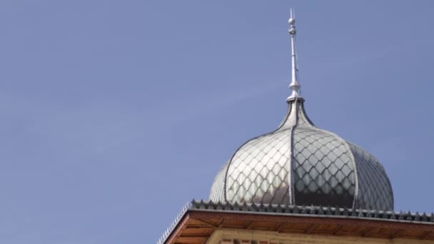 Cupola Della Moschea Nella Città Istanbul Tacchino — Video Stock