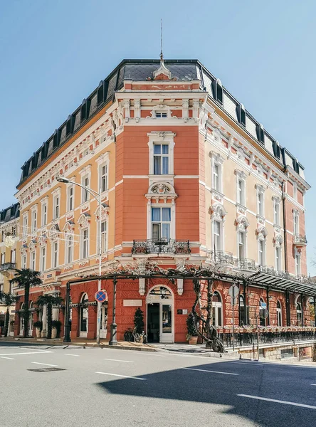 Arquitetura Secessão Viena Incrível Resort Hotel Opatija Croácia — Fotografia de Stock