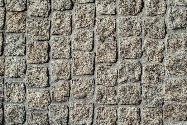 Квадратная Текстура Каменной Стены Городе — стоковое фото