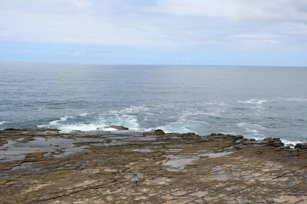 Beau Cliché Côte Sea Cliff Bridge Australie — Photo