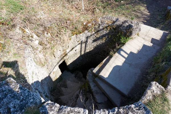 Ruiny Zamku Burg Hohenurach Bad Urach Niemcy — Zdjęcie stockowe