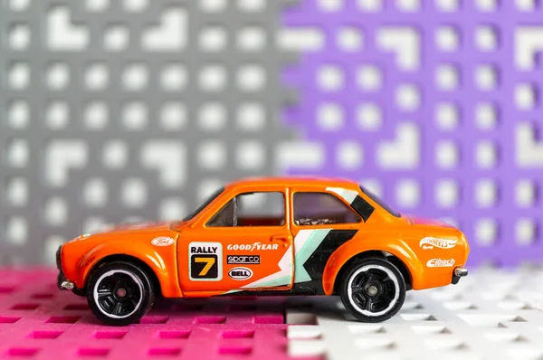 Poznan Polonia Abr 2021 Mattel Hot Wheels Juguete Modelo Coche —  Fotos de Stock