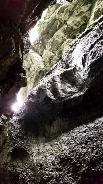 Beau Cliché Une Gorge Partnach Garmisch Partenkirchen Allemagne — Photo