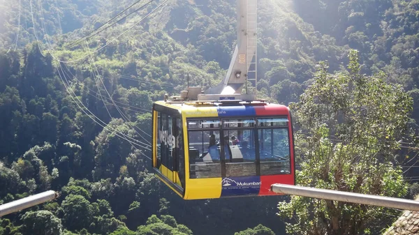 Merida Venezuela Marzo 2021 Teleferico Mukumbari Mas Largo Del Mundo —  Fotos de Stock