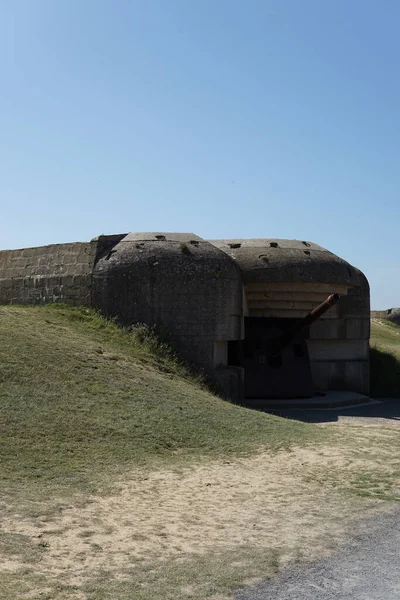 Batterie Longues Sur Mer Une Batterie Artillerie Allemande Seconde Guerre — Photo