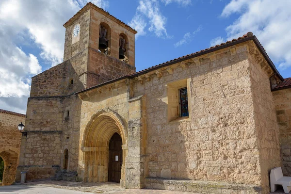 Kościół Santa Maria San Miguel Tubilla Del Agua Burgos Kastylia — Zdjęcie stockowe