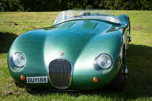 Auckland Nova Zelândia Abr 2021 Vista Jaguar Type Classic Racing — Fotografia de Stock