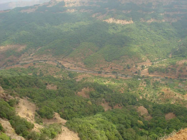 Une Vue Imprenable Sur Beau Paysage Montagneux — Photo