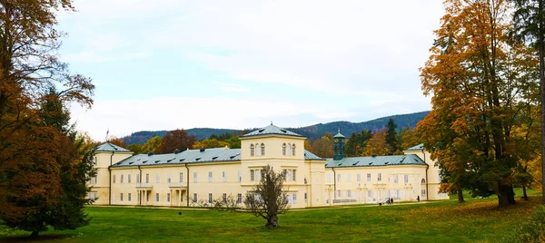 Château Etat Kynzvart Est Situé Dans Petite Ville Lazne Kynzvart — Photo