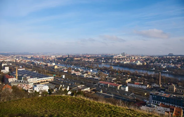 Blick Auf Prag Vom Devin Hügel — Stockfoto