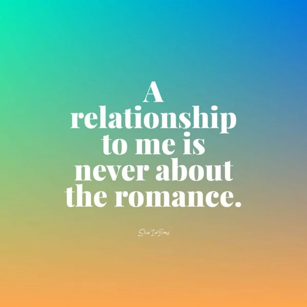 Uma Citação Relacionamento Comigo Nunca Sobre Romance — Fotografia de Stock