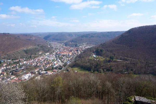 Una Hermosa Toma Burgruine Hohenurach Bad Germany — Foto de Stock