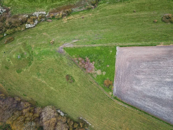 Upwey Weymouth Dorset Yakınlarındaki Arazilerin Insansız Hava Aracı Görüntüleri — Stok fotoğraf