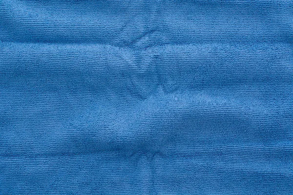 Closeup Texture Blu Cloth Perfect Background — Stock Photo, Image