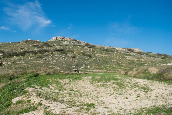 Rabat Malta Feb 2021 Hill Landscape Countryside Maltese Islands Migra — Stock Photo, Image