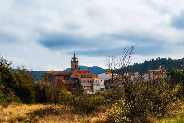 Ein Schöner Blick Auf Gebäude Einem Dorf Vall Ebo Spanien — Stockfoto