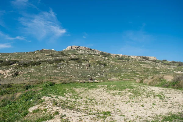 Rabat Malta Feb 2021 Hill Landscape Countryside Maltese Islands Migra — Stock Photo, Image