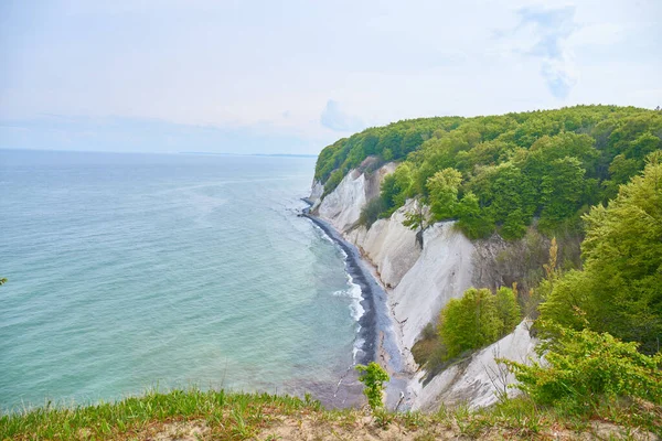 White Chalk Cliffs Jasmund National Park Rugen Island Germany — Stock Photo, Image