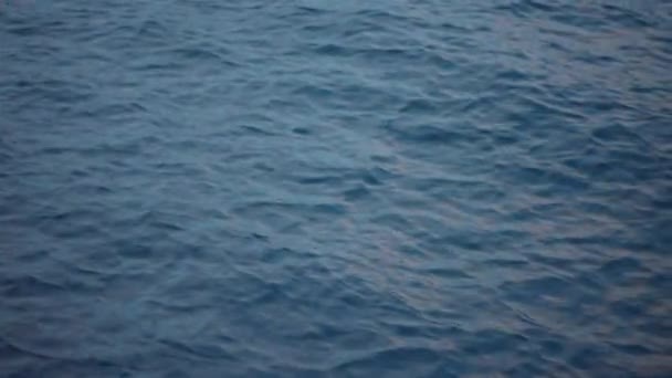 Modré Mořské Vlny Vodní Pozadí — Stock video