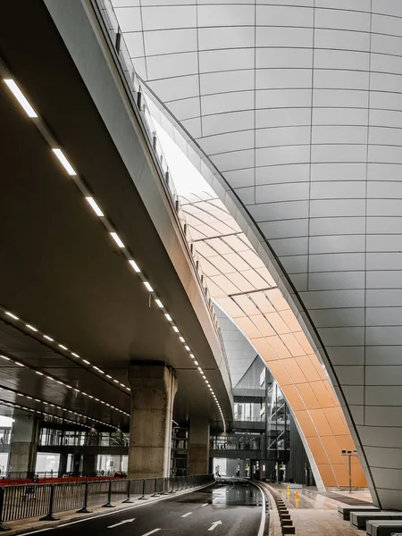 Szczegóły Beijing Daxing Architektury Lotniska — Zdjęcie stockowe