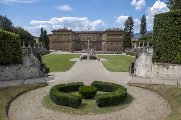 Palazzo Pitti Och Boboli Gardens Florens Italien — Stockfoto
