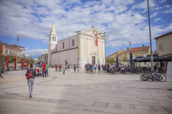 Porec Kroatien Mai 2018 Historische Kirche Sonnigen Tag Von Vielen — Stockfoto