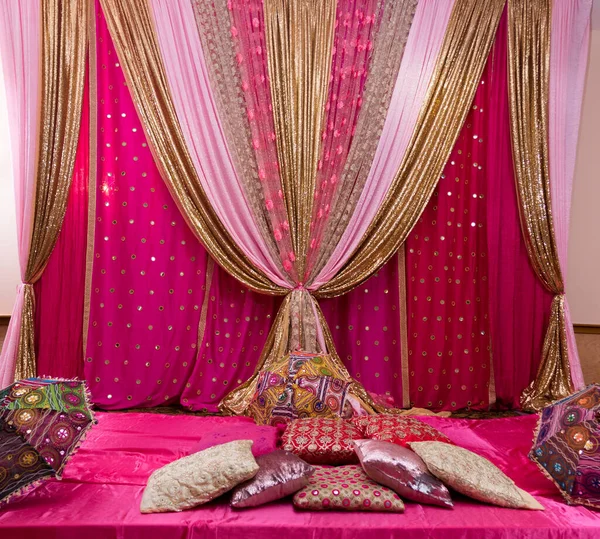 Μια Γραφική Θέα Της Ινδικής Διακοσμήσεις Γάμου — Φωτογραφία Αρχείου