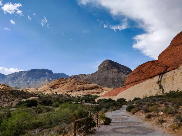 Piękny Strzał Red Rock Canyon National Conservation Area Nevadzie — Zdjęcie stockowe