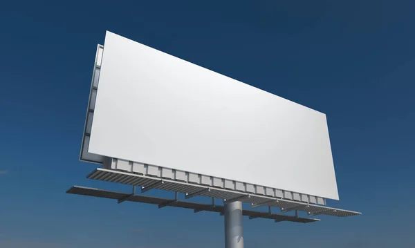 Rendering Billboard Sign Blank Space Perfect Your Content — Stock Photo, Image