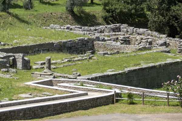 Eine Aufnahme Archäologischer Ruinen Fiesole Italien — Stockfoto